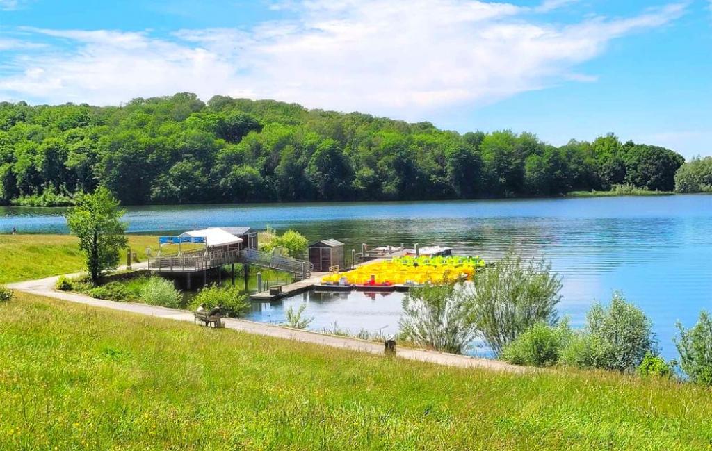 Slide Base nautique dans la résidence à Valjoly