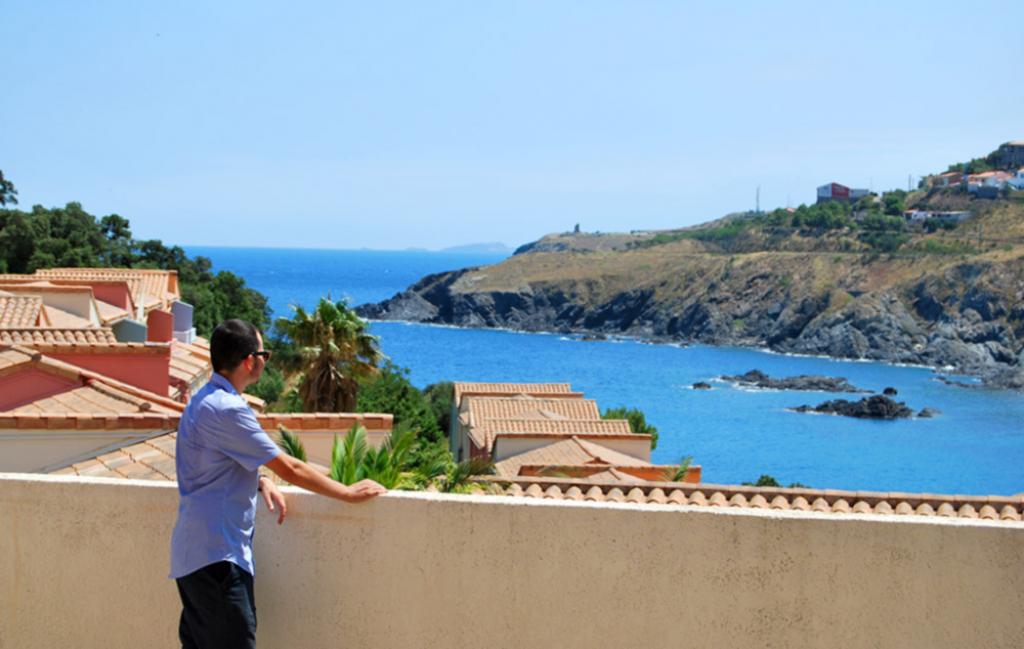 Slide résidence - le village des Aloès - Banyuls - vue mer