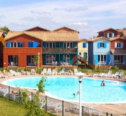 Résidence Les Rives Marine à Le Teich - Grande piscine