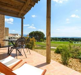 Résidence Provence Country Club à Saumane - Vue depuis la terrasse