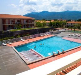 Résidence Les Demeures de la Massane à Argelès-sur-mer - Piscine extérieure avec bain à remous